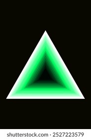 Optical illusion of abstract liminal space in colors. Creepy vector shapes.