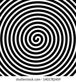 Optical illusion. Abstract lines background. Geometric Black and White. Line pattern. Eps10 vector.