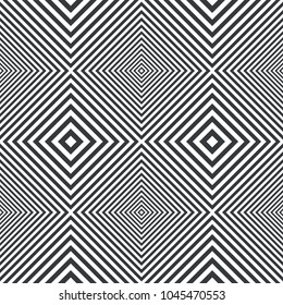 Optical illusion. Abstract striped background. Vector illustration
