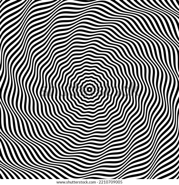 Optical Illusion Abstract Zigzag Stock Vector (Royalty Free) 2210709005 ...