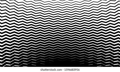 Optical illusion art abstract vector stripped background.