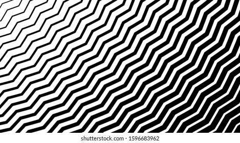 Optical illusion art abstract vector stripped background.