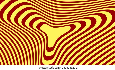 Optical Illusion Background For Psychology Test