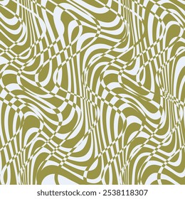 Optical illusion background. Red and pink abstract distorted wavy lines surface. Radial waves poster design. Trippy sunburst illusion wallpaper. Vector spinning hypnotic illustration