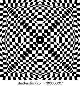 Optical Illusion Background Vector Illustration