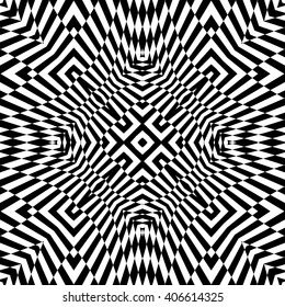 Optical Illusion Background Vector Illustration