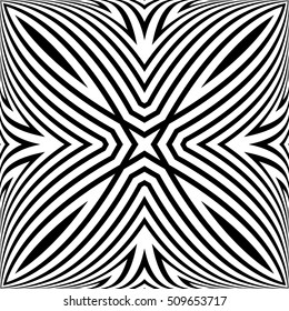 Optical Illusion Background Vector Illustration