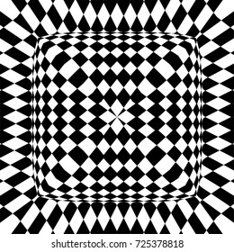 Optical Illusion Background Vector Illustration