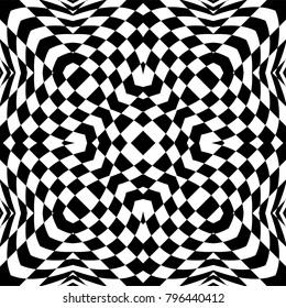 Optical Illusion Background Vector Illustration