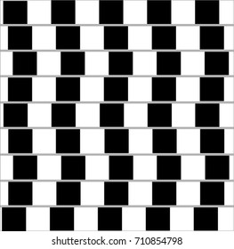 Optical Illusion in black & white