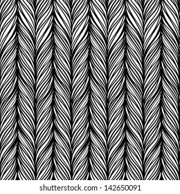 optische Täuschung: Abstraktes, schwarz-weißes Muster. Textur von schweren vertikalen Streifen.Stilvoller abstrakter Hintergrund.