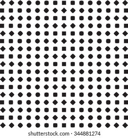 Optical Illusion Black and White Background. Vector Illustration.