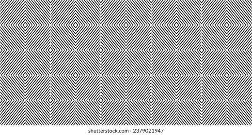 Optical illusion. Black and white geometric background for your designs.