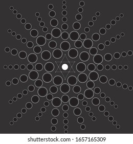 optical illusion by circles - mind games