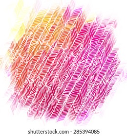 Optical illusion: Color pink abstract pattern