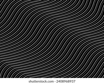 Optische Illusion, die aus künstlerischen Linien Motive entwickelt wurde, kann für Dekoration, Hintergrund, Ornate, Stoffe, Mode, Textilien, Teppichmuster, Tile oder Graphic Design Element verwendet werden. Vektorgrafik