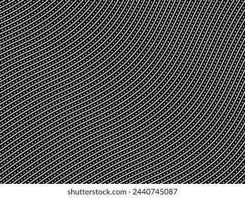 Ilusión óptica creada a partir de líneas artísticas motivos patrón, puede utilizar para la decoración, fondo, ornamentado, tela, moda, textil, alfombra patrón, azulejo o elemento de diseño gráfico. Ilustración vectorial