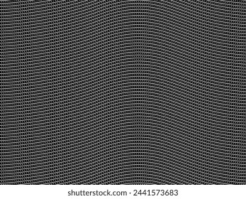 Optical Illusion Created from Artistic Lines Motifs Pattern, can use for Decoration, Background, Ornate, Fabric, Fashion, Textile, Carpet Pattern, Tile or Graphic Design Element. Vector Illustration