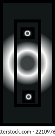 Optical Illusion Design black and white