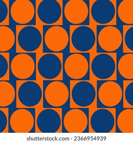 El efecto de ilusión óptica gira alrededor del azul y el naranja. Ilustración para el diseño.