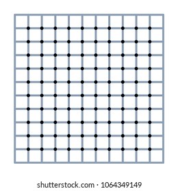 Optical illusion effect, op art vector abstract background. Print pattern mosaic or wallpaper.