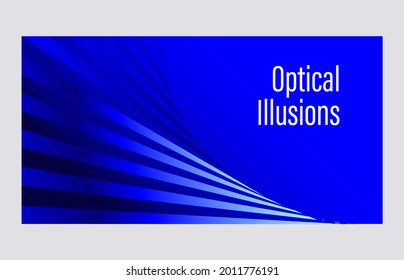 optical illusion, light blue lines on bright blue vector background, linkedin banner, facebook cover, instagram post, webinar announcement, online workshop advertisement, digital blockchain