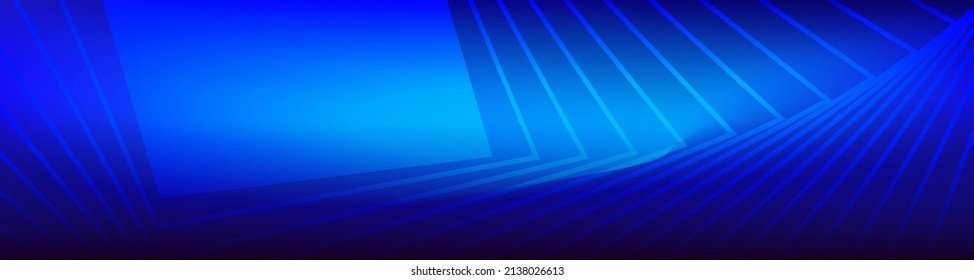 optical illusion, light blue lines on bright blue vector background, linkedin banner, facebook cover, discord background, instagram post, webinar announcement, online workshop marketing ad, blockchain