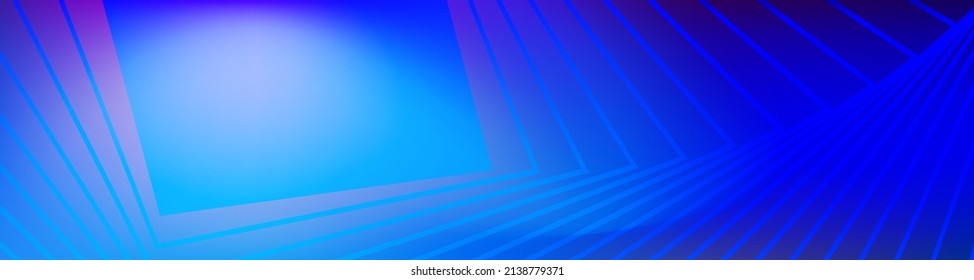 optical illusion, light blue purple lines on blue vector background, linkedin banner, facebook cover, discord background, instagram post, webinar announcement, online workshop marketing ad, blockchain
