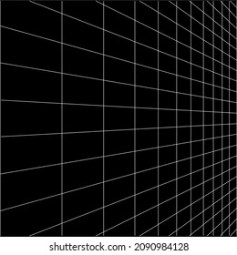 Optical Illusion Lines for Background. Vector Illustration 