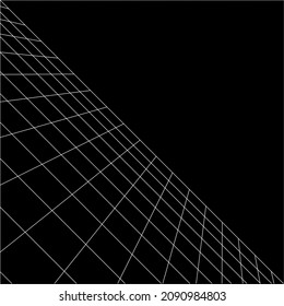 Optical Illusion Lines for Background. Vector Illustration 