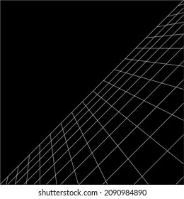 Optical Illusion Lines for Background. Vector Illustration 