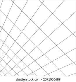 Optical Illusion Lines for Background. Vector Illustration