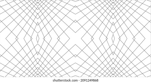 Optical Illusion Lines for Background. Vector Illustration