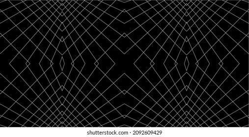 Optical Illusion Lines for Background. Vector Illustration
