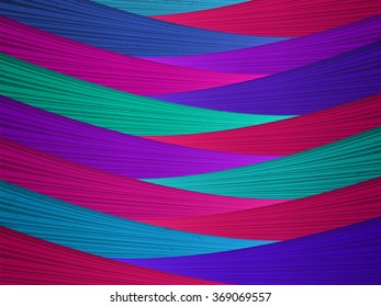 Optical illusion lines background. Whirl futuristic texture. Hypnotic dynamic image. Trendy vector can be used for web design, wallpapers and printed products.