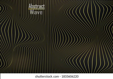 Optical illusion lines background.Conceptual design of optical illusion vector. EPS 10 Vector illustration