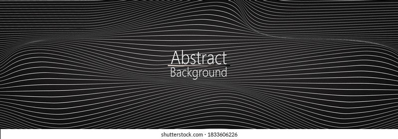 Optical illusion lines background.Conceptual design of optical illusion vector. EPS 10 Vector illustration