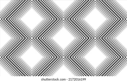 Optical Illusion made from Rhombus Composition. Contemporary Decoration for Interior, Exterior, Carpet, Textile, Garment, Cloth, Silk, Tile, Plastic, Paper, Wrapping, Wallpaper and any Background