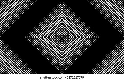 Optical Illusion made from Rhombus Composition. Contemporary Decoration for Interior, Exterior, Carpet, Textile, Garment, Cloth, Silk, Tile, Plastic, Paper, Wrapping, Wallpaper and any Background