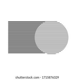 Ilusión óptica de movimiento y gradación blanco negro. Efecto plano. Fondo geométrico abstracto de la perspectiva. Vector art eps10 para folleto de negocios, fiesta de volante, banners de diseño, informe de portada 
