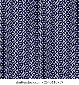 Optical illusion navy pattern design