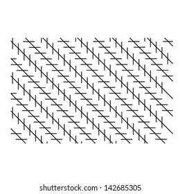 Optical Illusion Parallel Lines