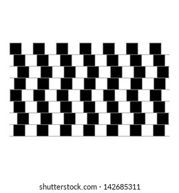 optical illusion parallel lines