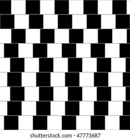 Optical Illusion: Parallel Lines