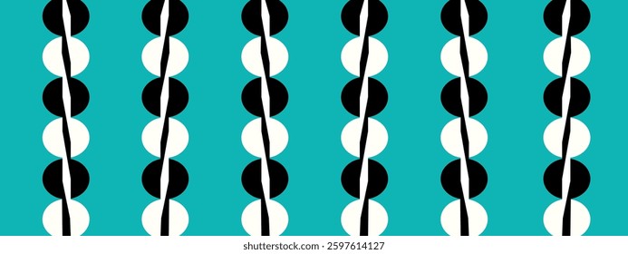 Optical illusion. Parallel lines appear not parallel. Vector illustration