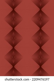 Optical Illusion Retro Hypnotic Stripes 3D effect Tribal Vertical Vectorel Illustration Seamless Patttern designed for Print Textile Fashion Wrapping Papper and Textile Fabric Texture