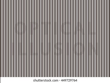 Optical Illusion. Shake Your Head. Invisible Text. Black Lines on White Background. Vector Illustration