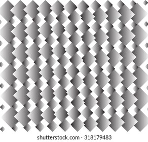 Optical illusion squares abstract background