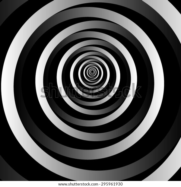 Optical Illusion Stretching Into Distance Fractal Stock Vector (Royalty ...