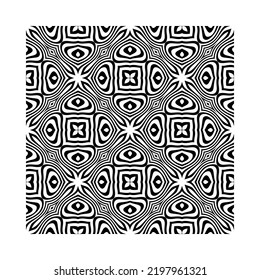 Ilusión óptica diseño vectorial de fondo envuelto a rayas.Fondo ondulado blanco y negro vectorial. Textura elegante con rayas onduladas. Ilustración de fondo geométrica abstracta.Mob de efecto óptico